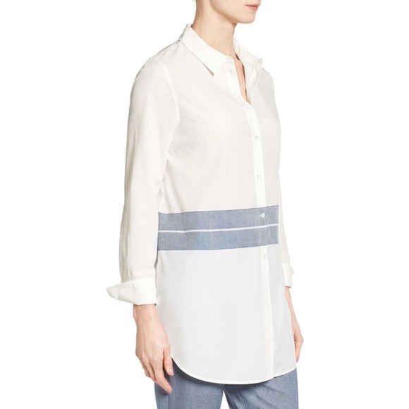 Placed Stripe Tunic Shirt - Picture 3 of 3